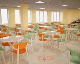 Стул SHT-S85 бежево-желтый Пластик, Бежевый/Желтый/Черный images