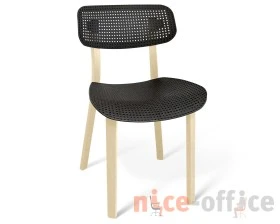 Стул SHT-S85 черный Пластик, Черный/Бежевый images