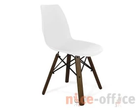 Стул SHT-ST29/S70 белый Пластик, Белый/Темный орех/Черный муар images