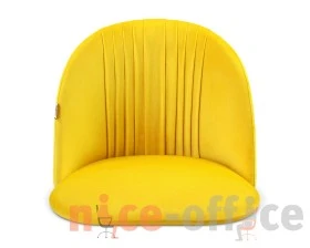 Стул SHT-ST35-1/S112 Велюр, Имперский желтый/Черный муар images