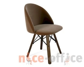 Стул SHT-ST35/S70 Велюр, Кофейный ликер/Темный орех/Черный images