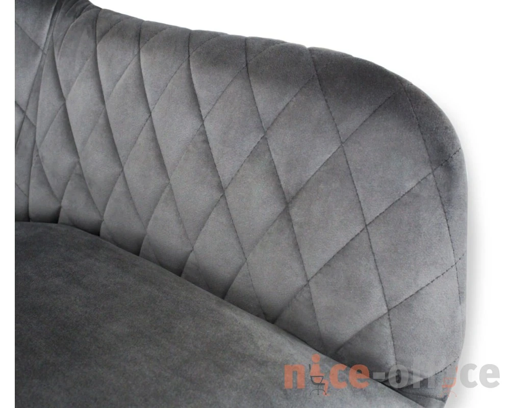 Стул SHT-ST38/S38 Велюр, Угольно-серый/Черный муар