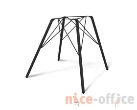 Стул SHT-ST58/S37 Пластик, Мятный/Черный муар images