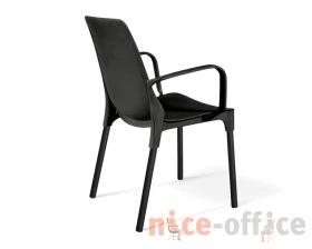 Стул SHT-ST76/S424 Пластик, Черный/Черный муар images