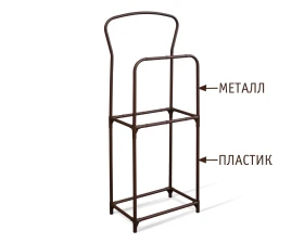 Вешалка SHT-SUR3 Коричневый муар/Коричневый images