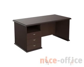Стол руководителя с 3 ящиками 1600х800х750 Раут / Raut images
