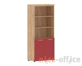 Шкаф с 1 комплектом глухих малых дверей и топом 854х452х1958 Torr Люкс images