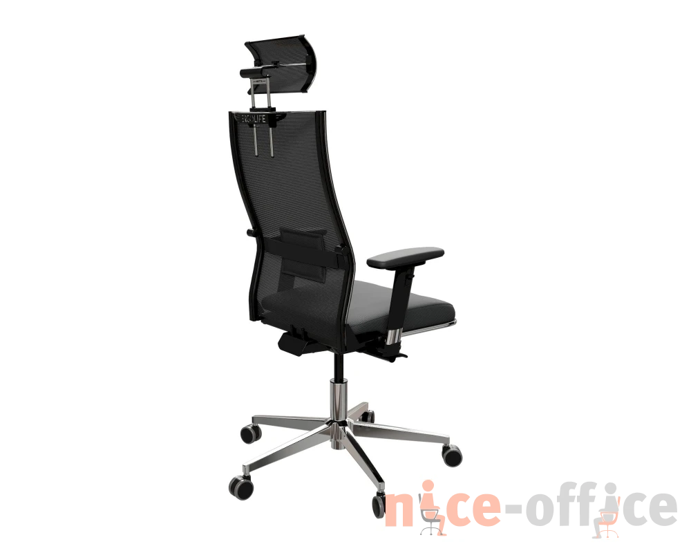 Кресло SynchroSit Air 24 B2-312D - Italy+UMF(SY271) (M124.B22.G18.W03) (Черный)
